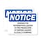 Signmission Reward For Information Leading To The Prosecution, 10 in W x Rectangle, Plastic OS-2PACK-NS-P-710-L-18103 - alternate 1